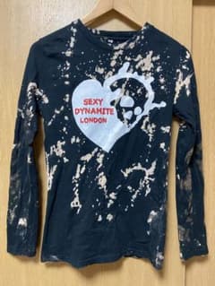 SEXY DYNAMITE LONDON 長袖Tシャツ ブリーチ加工 - メルカリ