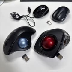 ELECOM DEFT PRO, Logicool M575, その他マウス2点のサムネイル