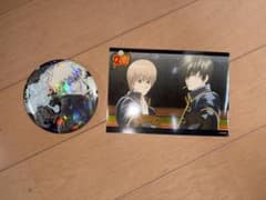 【銀魂】缶バッジ＆ブロマイド 2点セットのサムネイル