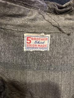ボロ 50s 5BROTHERS Blackchambray madeinUSA - メルカリ