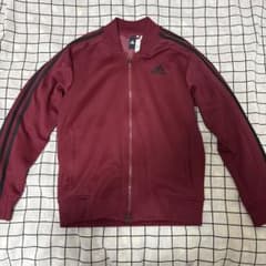 adidas トラックジャケット ボルドー Sサイズのサムネイル
