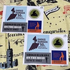 SHOGO HAMADA 50th Anniversary ステッカー 2枚のサムネイル