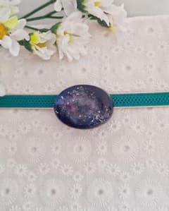 お洒落帯留め★星空★レジンのサムネイル