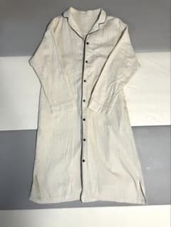 GU オーガニックコットン　前開き　ワンピースM 授乳服　マタニティパジャマ