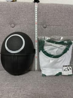 イカゲーム コスプレ（仮面+シャツ）のサムネイル
