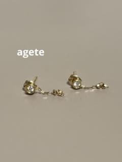 agete k18ダイヤピアスのサムネイル