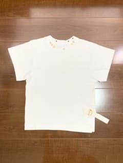 ルイヴィトン RW191W ﾎﾜｲﾄ ｻｲﾄﾞｽﾄﾗｯﾌﾟ 半袖 ｼｬﾂ S LOUIS VUITTON】ルイヴィトン『サイドストラップ 半袖Tシャツ sizeM