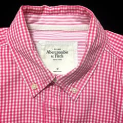 （値下げしました）Abercrombie & Fitch ギンガムチェックシャツのサムネイル