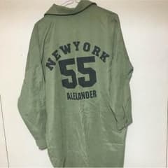 値下げ  カーキ シャツワンピのサムネイル