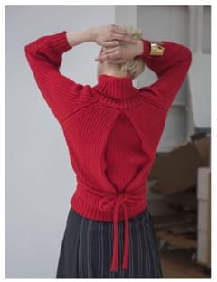 Ameri Vintage レースアップニットのサムネイル