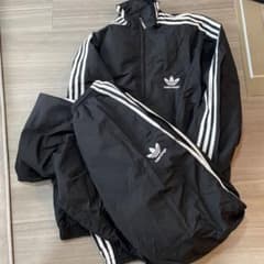 Adidas BALENCIAGA ナイロンジャケット セットアップ - メルカリ