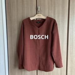 BOSCH ブラウン Vネック 長袖シャツ 38のサムネイル