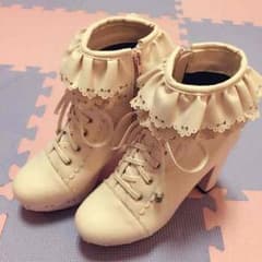 夢展望 フリルショートブーツのサムネイル