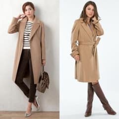 美品□23区×ロロピア―ナ□スーパーファインウールコート□キャメル□38