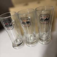 【新品未使用】Asahi Super Dry ビールジョッキ 3個セットのサムネイル