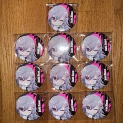 ホロライブ×カラオケの鉄人　グリッター缶バッジ　響咲リオナ　10個セット ホロライブ×カラオケの鉄人 グリッター缶バッジ 響咲リオナ 10個セット