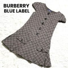 バーバリーブルーレーベル ミニワンピース ノバチェック 吉川ひなの