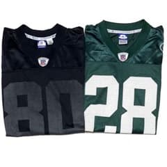 NFL リーボック カーティス・マーティン ジェリー・ライス シャツ 2枚セット NFL リーボック カーティス・マーティン ジェリー・ライス シャツ 2枚