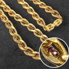 GIVENCHY Gロゴ チェーンネックレス カラーストーン 60cm 327 - メルカリ