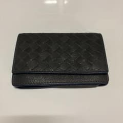 ボッテガヴェネタ　名刺入れ　グレー×ブルー　送料込みのサムネイル