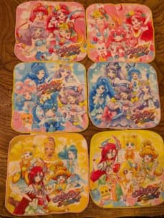 プリキュアオールスターズ ミニタオル 6枚セットのサムネイル