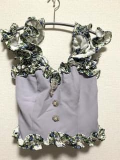 ROBE de fleurs ローブドフルール ドレス パープルのサムネイル