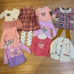 お値下げ中！　女の子　100size 11点まとめ売り　未使用品有り☆のサムネイル