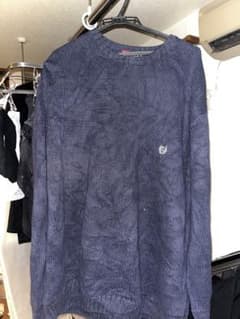 CHAPS ネイビー 長袖ニットセーター XLのサムネイル