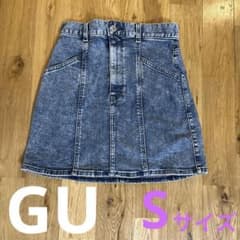 GU デニムミニスカート Sサイズのサムネイル