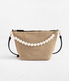 トッカTOCCA パール付ポシェット ショルダーバッグ 新品タグ付き 