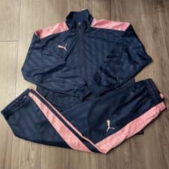 Puma ジャージ上下セット ピンク - メルカリ