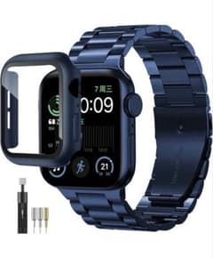 Apple Watch 40mm用 ステンレスバンド 保護ケース付きのサムネイル
