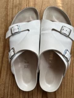 BIRKENSTOCK ホワイトサンダル 39のサムネイル