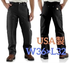 Carhartt B01-M ダブルニー　ブラック　 32x30 Amazon | [カーハート] ワークパンツ メンズ ペインター ダブルニー