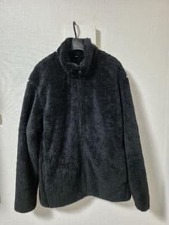 UNIQLO ボアフリース フルジップ ブラック　XLのサムネイル