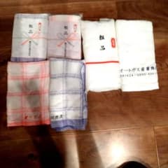 페이스 타올 2장, 핸드 타월 4장