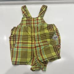 bebe II チェック柄 ロンパースのサムネイル