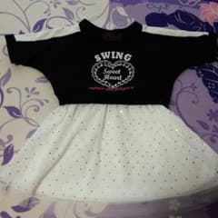 新品☆女の子　ワンピース 80size ♡のサムネイル