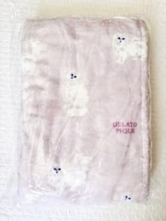 GELATO PIQUE ラグドール柄 コットン毛布 ピンク 【抗菌防臭】 寝具 
