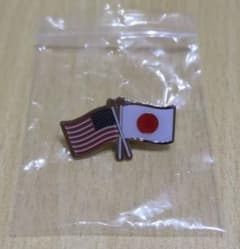【非売品】万博 アメリカ館 日米友好 国旗 ピンバッジのサムネイル