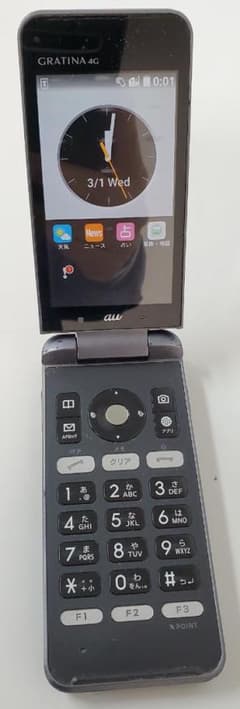 送無☆ au KYF34 SIMフリー♪ 防水 防塵 耐衝撃  判定○ 残債無②のサムネイル