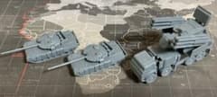 1/144戦車 T-80 BVM Pantsir-S1 防空システム3両セットのサムネイル