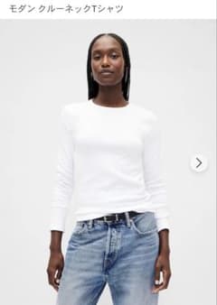 新品　GAP モダンクルーネックTシャツ　XS ホワイトのサムネイル