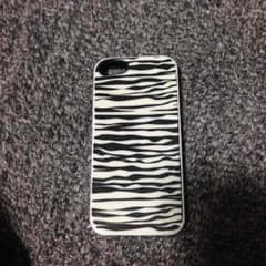 iPhone5 シリコンカバー ゼブラのサムネイル