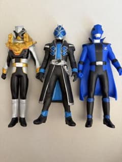 戦隊モノソフビ フィギュア 3体セットのサムネイル