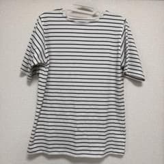 ボーダー半袖Tシャツ ホワイトxブラック 新品・未使用品!のサムネイル