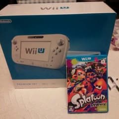 KAN.sho様取り置き))Wii U「プレミアムセット（白）」スプラトゥーンのサムネイル