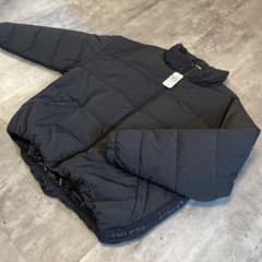 【新品未使用タグ付き】ATHLETA ダウンジャケット ブラックLサイズ 黒のサムネイル