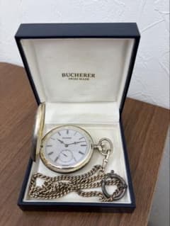 ミ*ー様 $ BUCHERER 懐中時計 チェーン付き 専用ケース入り ミ*ー様 $ BUCHERER 懐中時計 チェーン付き 専用ケース入り - メルカリ