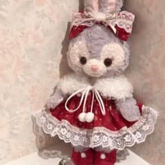 ステラルー ぬいぐるみ Sサイズ コスチューム 結晶 クリスマス　赤　リーナベルのサムネイル